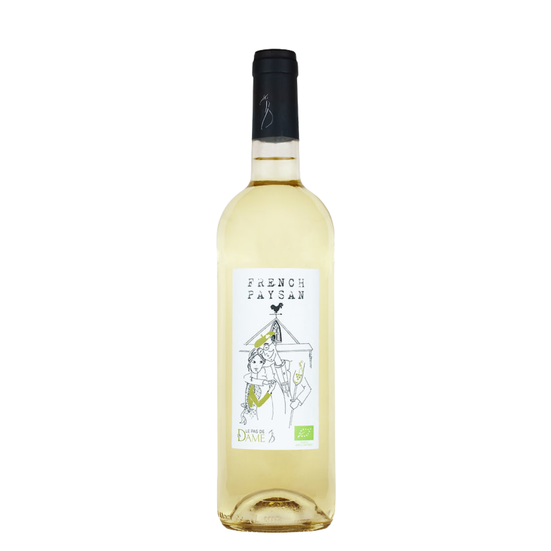 French Paysan Blanc “Pas de la Dame” 75 cl — Pays d’Oc Chardonnay