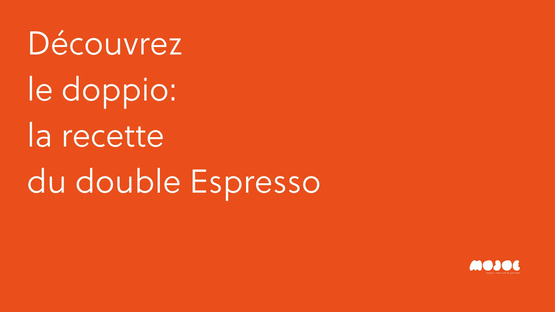 Découvrez le doppio: la recette du double Espresso