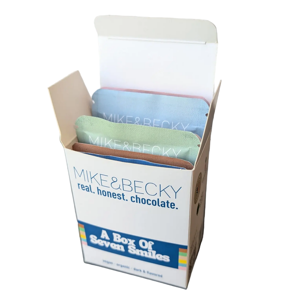 Mike & Becky - Tablette - Box of 7 smiles - Mini bar collection