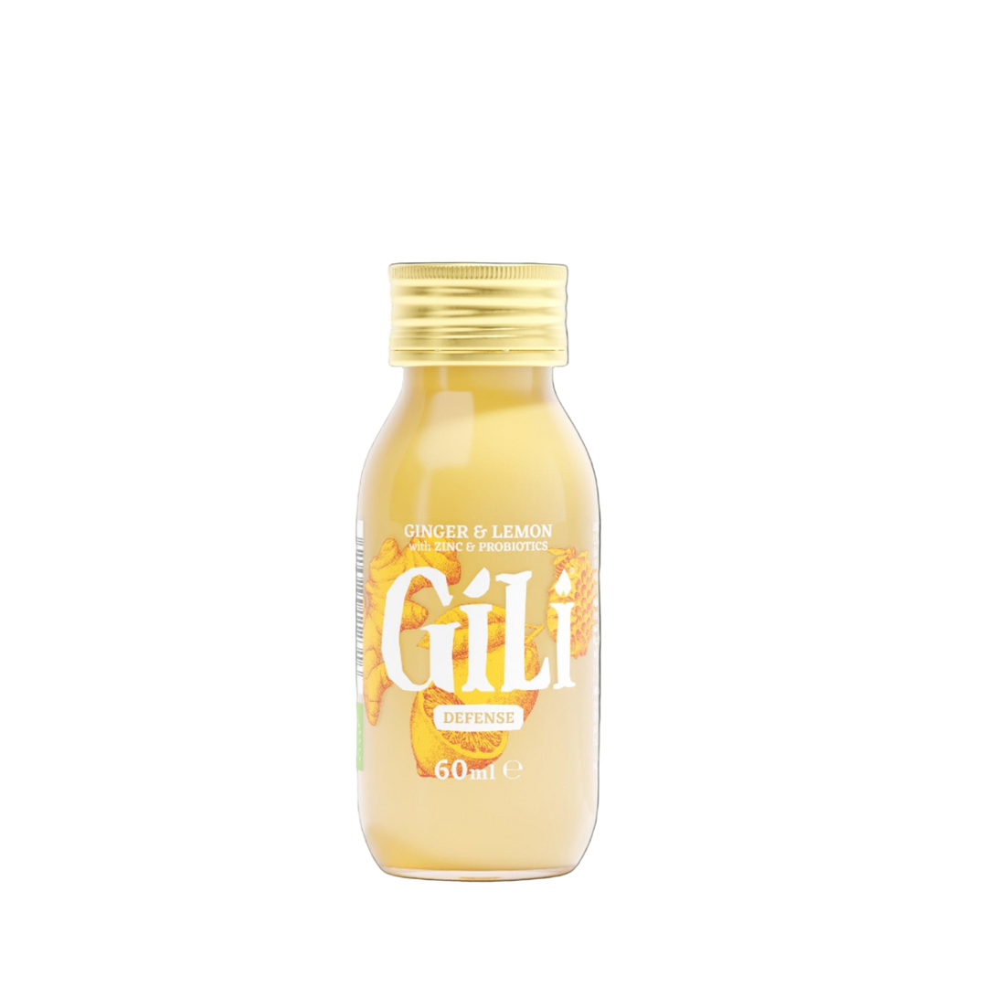 Gili - Défense Elixir - Gingembre & Citron, zinc + probiotiques