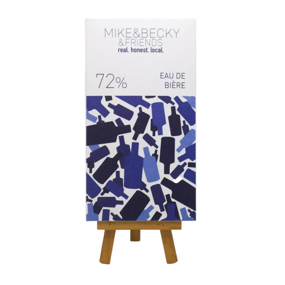 Mike & Becky - Tablette - Eau de Bière - Maya Mountain 72% + Eau de Bière