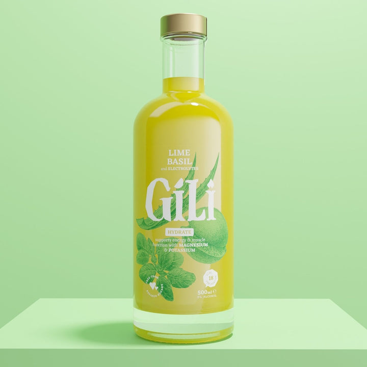 Gili - Hydrate Elixir - Citron Vert & Basilic, Aloe Vera, Magnesium + Potassium