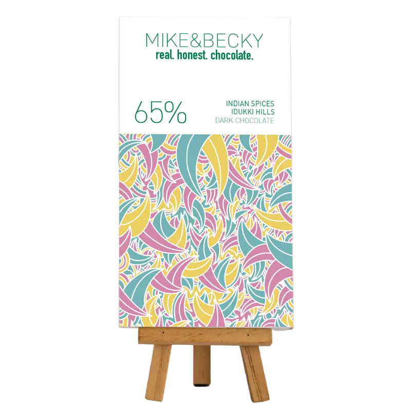 Mike & Becky - Tablette - Indian Spices 65% - La Gina + 6 Spices - Dominican Republic
