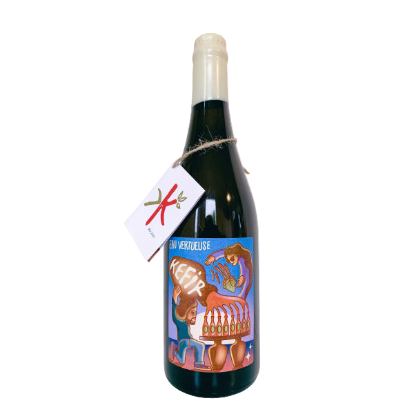 Eau Vertueuse - PetNat Rhubarbe sans alcool - 75 cl