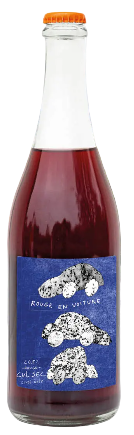 Cul Sec - Rouge en voiture "vin rouge" - 75 cl