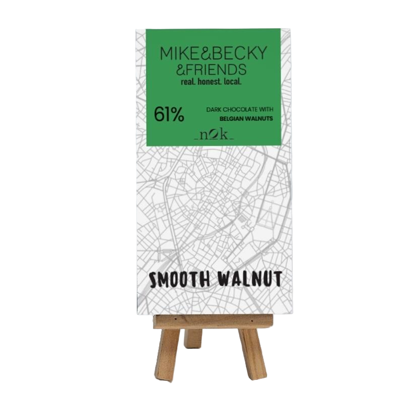 Mike & Becky - Tablette - Smooth Walnut - Idukki Hills + Walnuts 61%